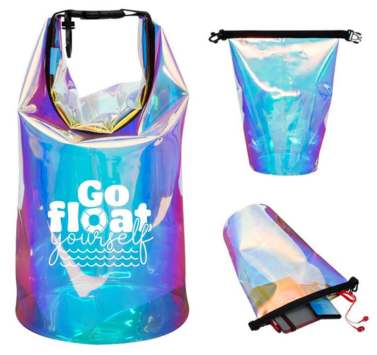 Go Float Yourself Holographic Splash Bag