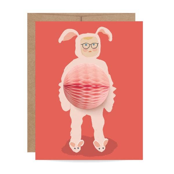 Bunny Suit Pop-up Easter Holiday Card