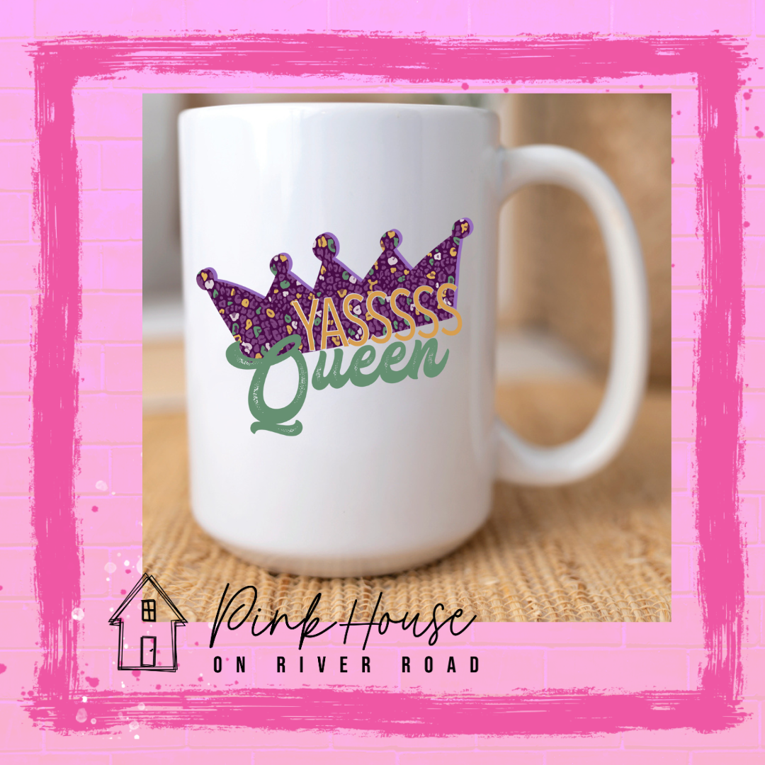 YASSS Queen Mardi Gras Coffee Mug