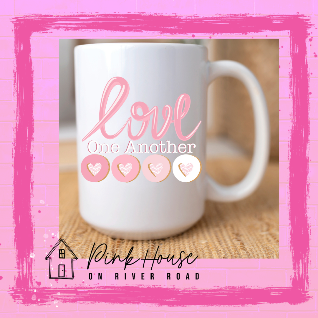 Love One Another Valentines Day Coffee Mug