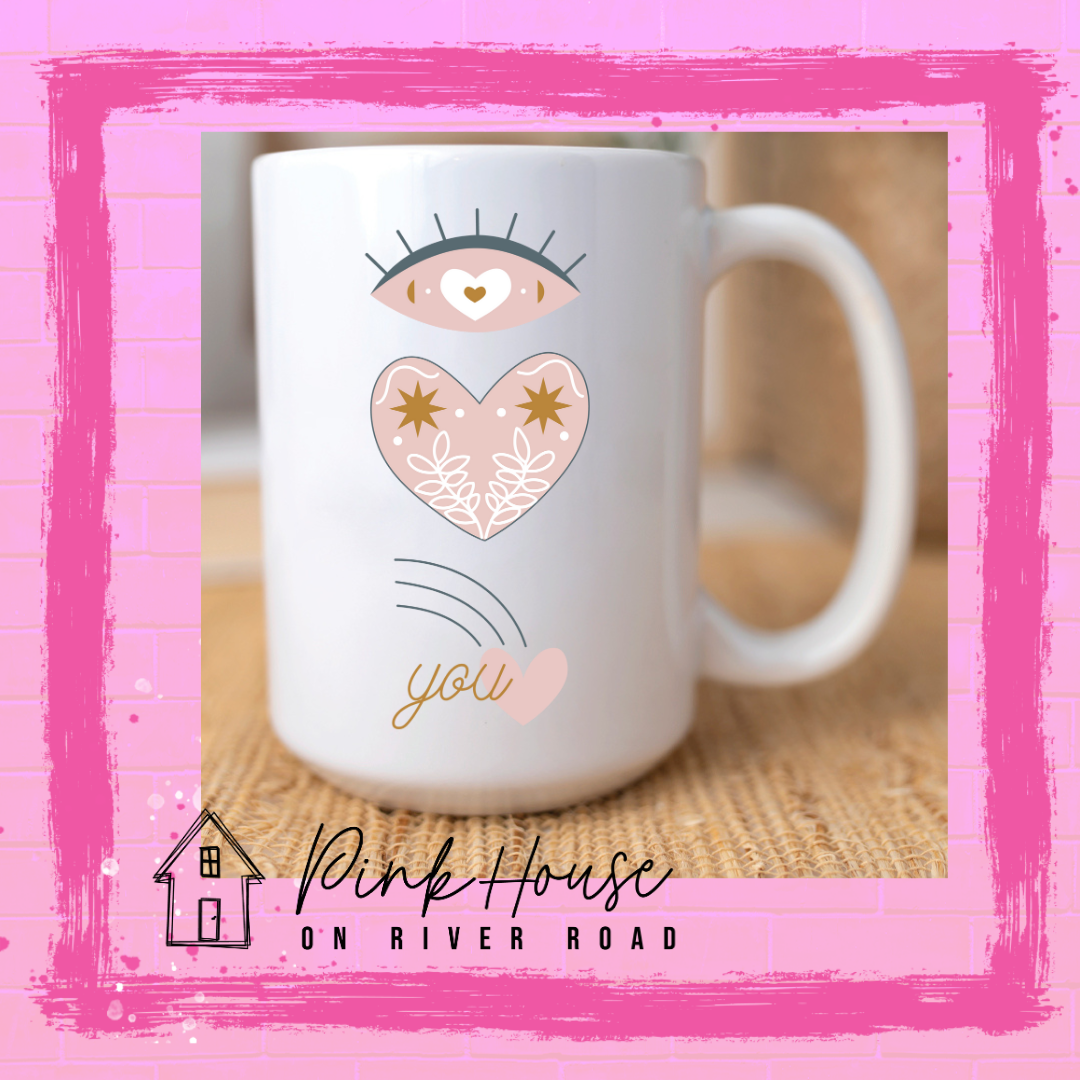 Eye Heart You Valentines Day Coffee Mug
