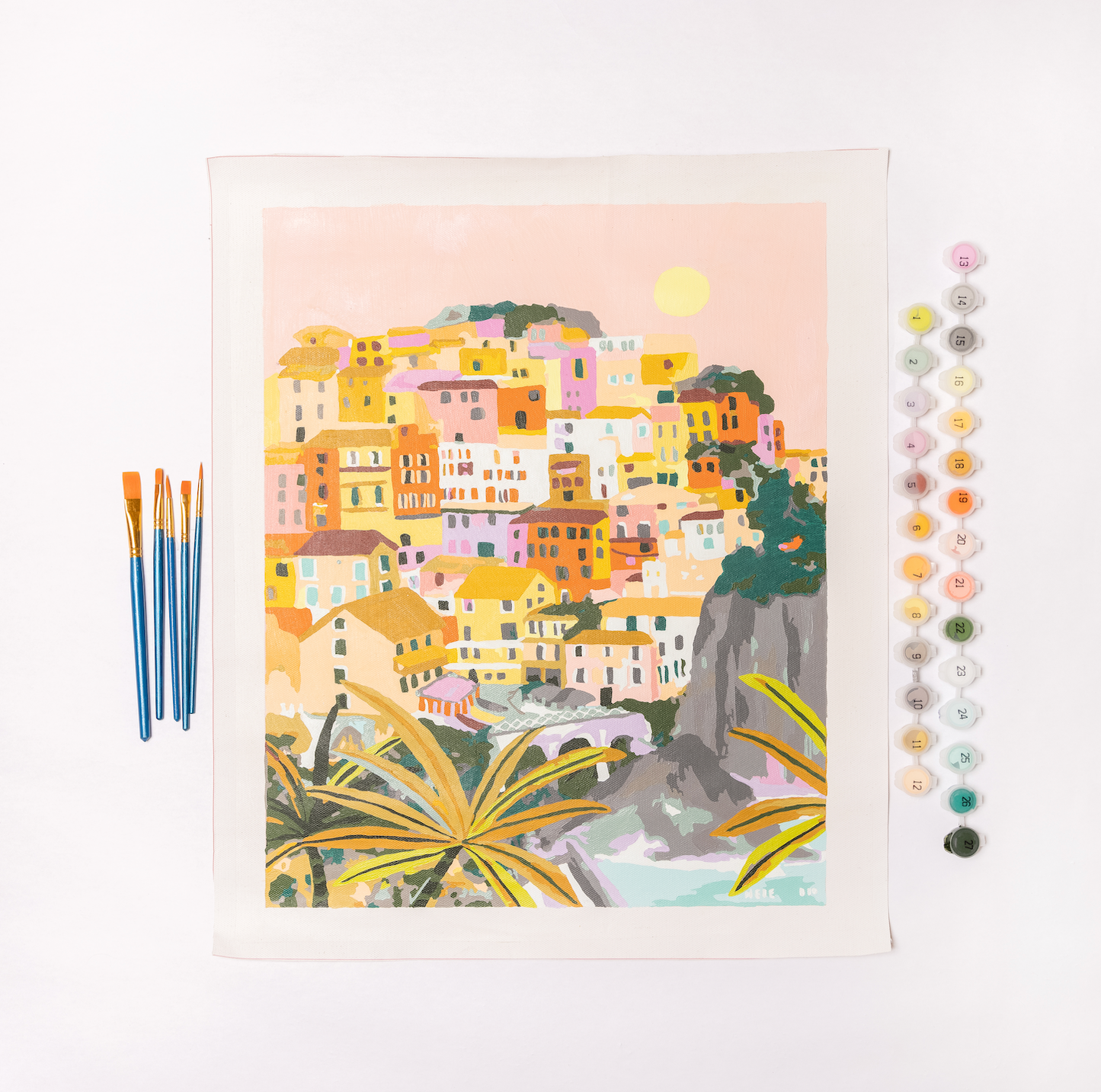 Cinque Terre Paint by Numbers Deluxe