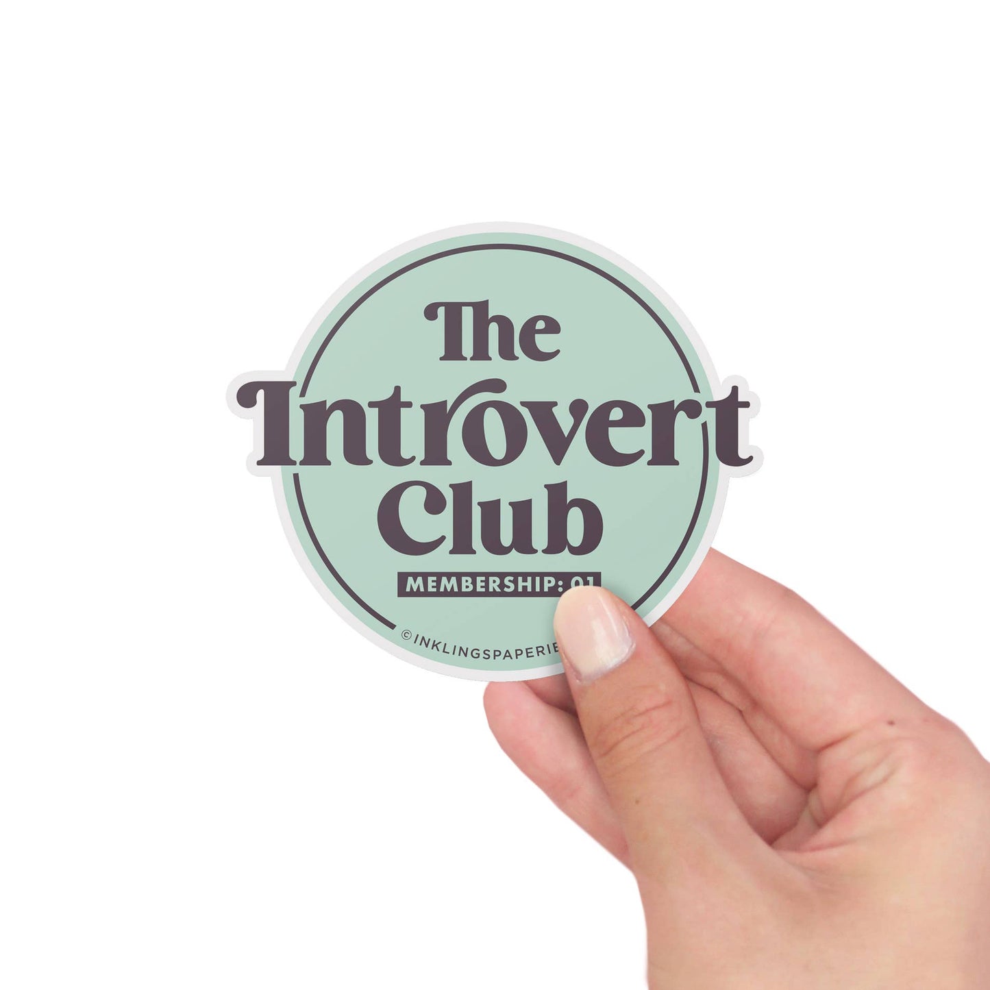 Vinyl Sticker - Introverts Club