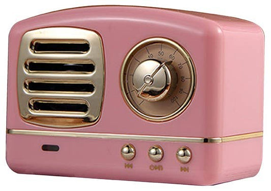 Pink Antique Bluetooth Speaker