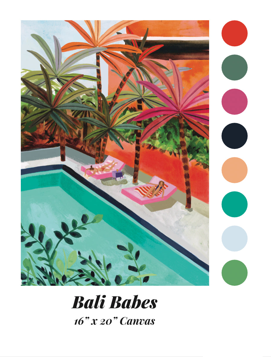 Bali Babes Paint by Numbers Deluxe