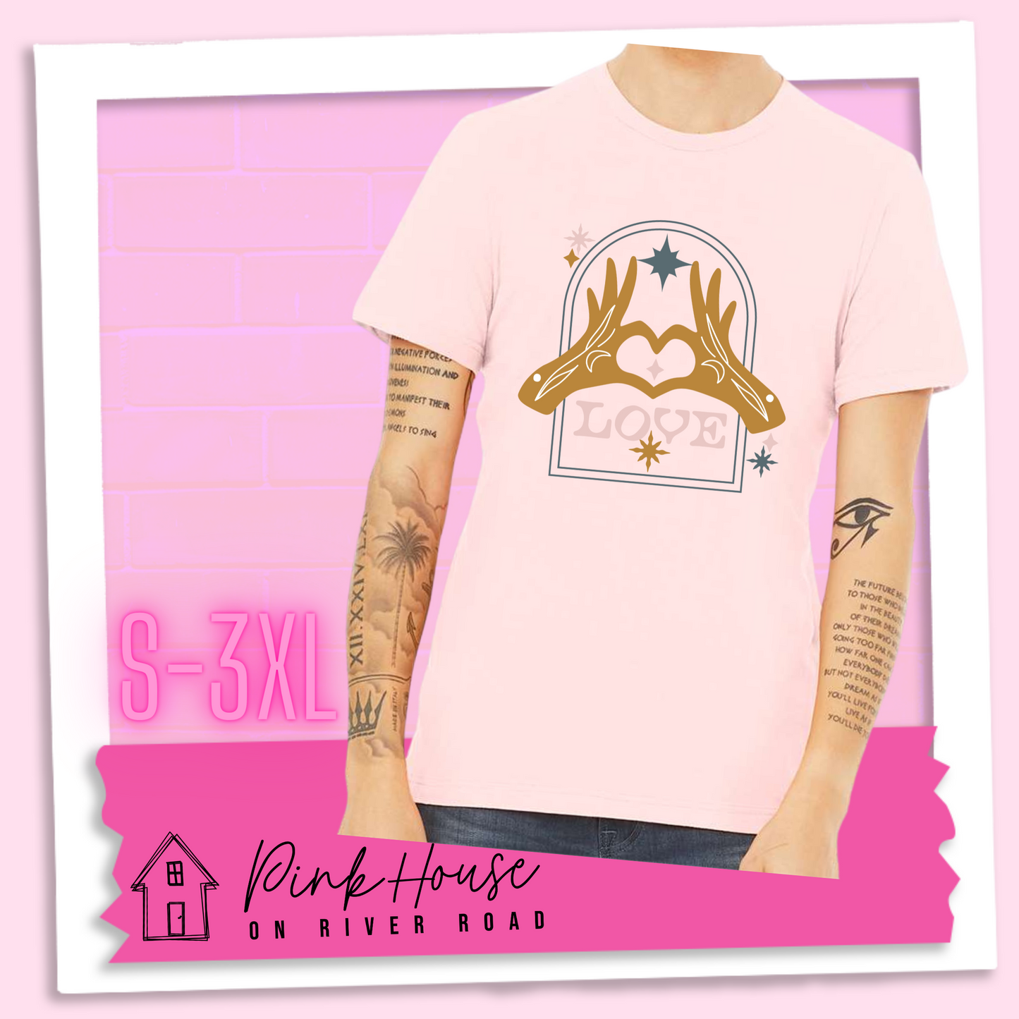 Celestial Love Valentines Day Graphic Tee