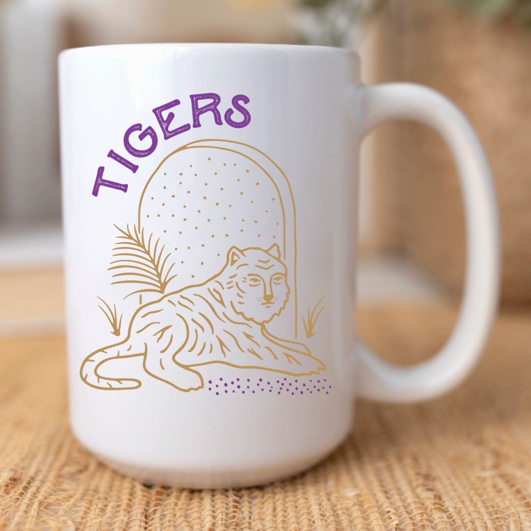 Desert Tiger LSU Coffee Mug