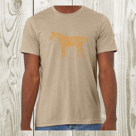 English Riding Horse Western Graphic Tee