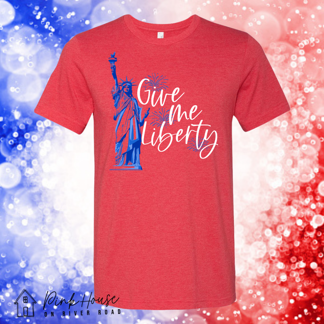 Give Me liberty Fourth of July Graphic Tee