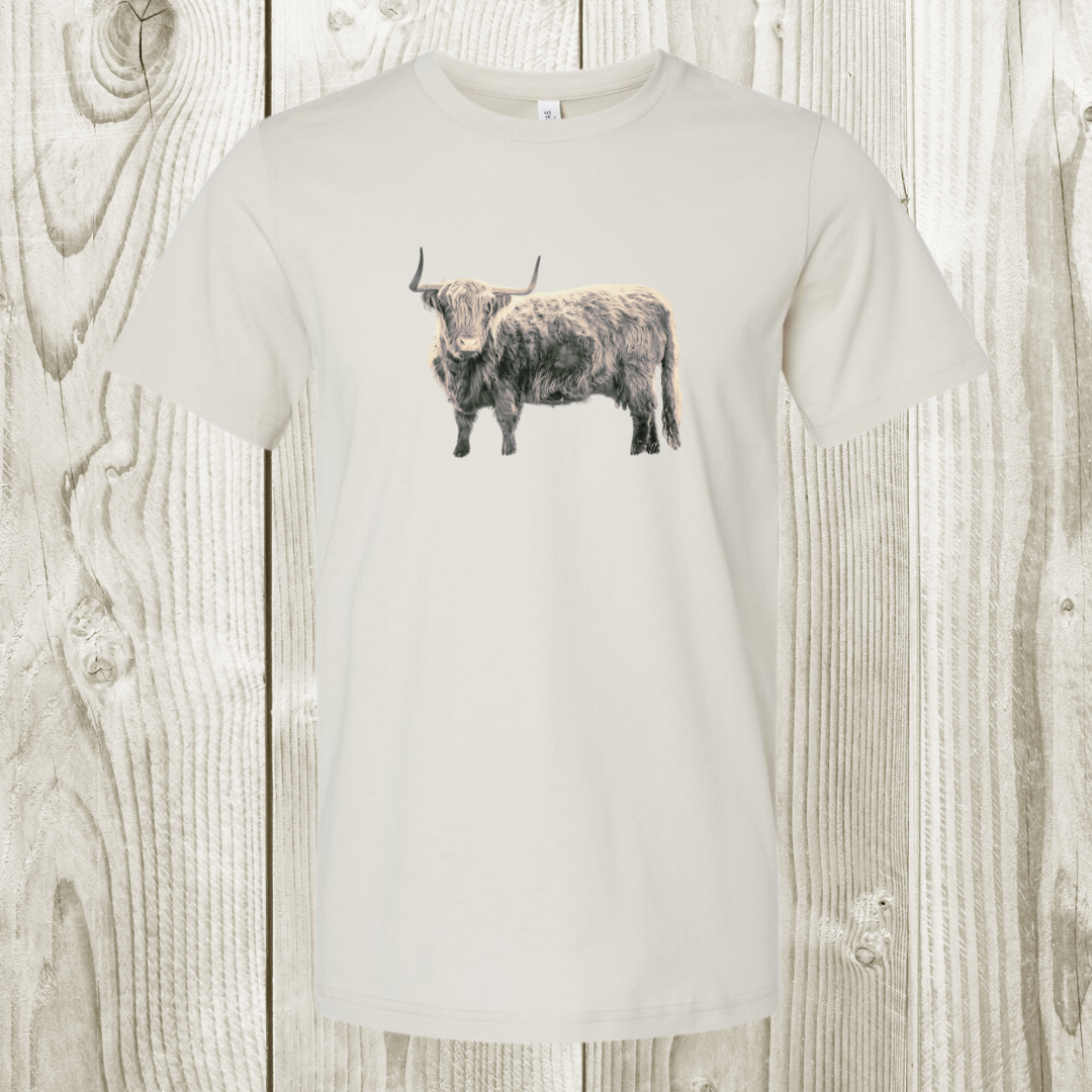 Highland Cow Western Graphic Tee