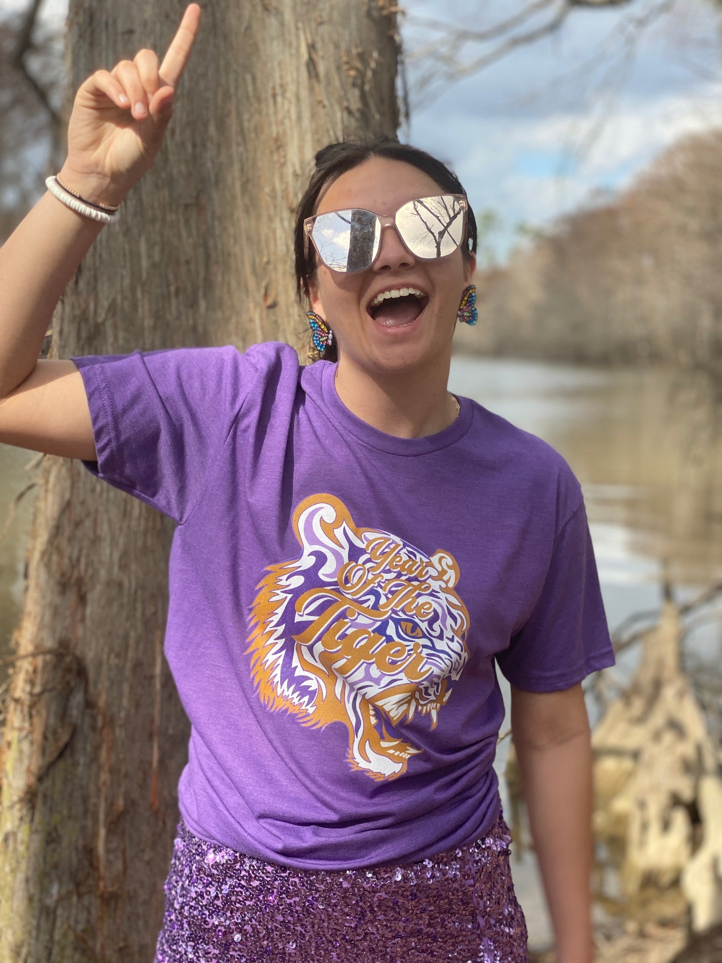 Vintage Year of the Tiger LSU Tee