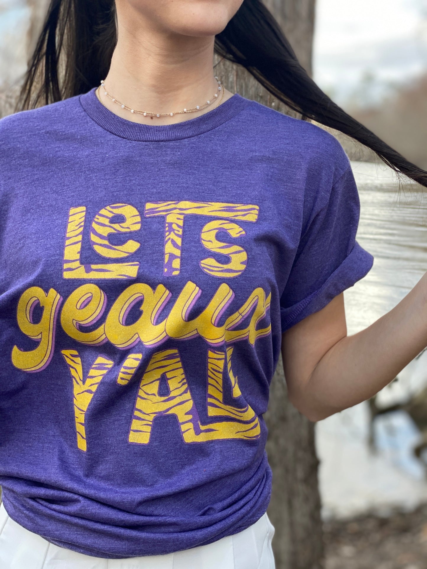 Let's Geaux Y'all Tee - YOUTH