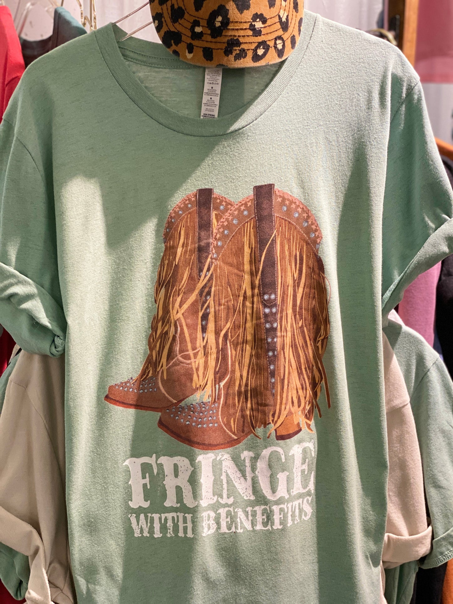 Fringe with Benefits Western Graphic Tee