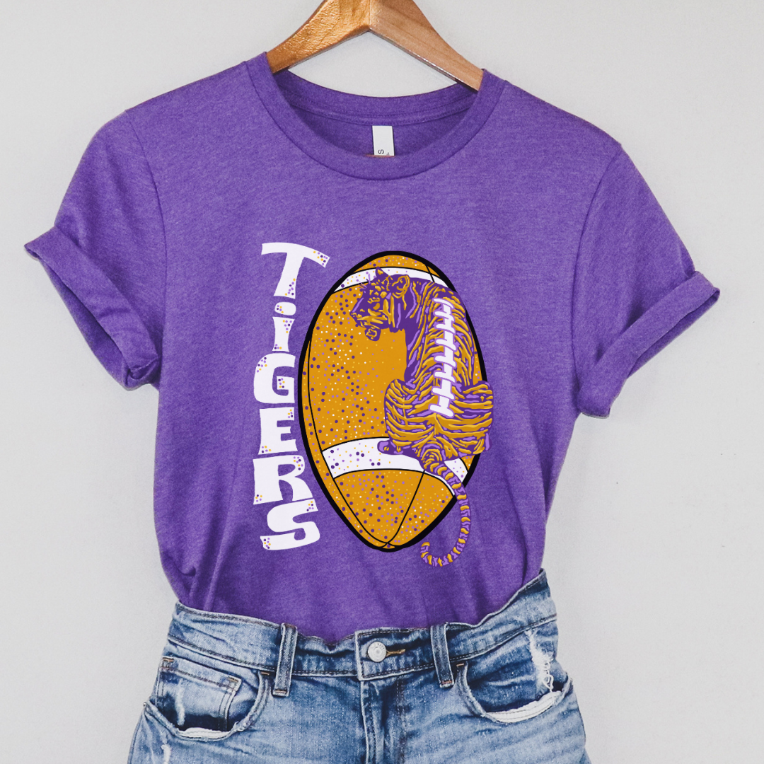 Laces Out LSU Football Tee