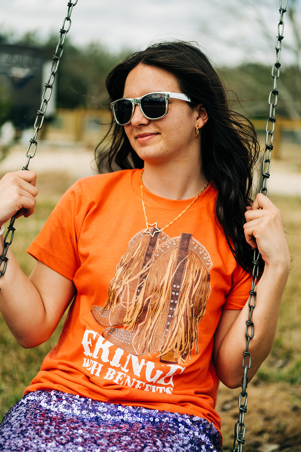 Fringe with Benefits Western Graphic Tee