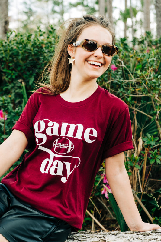 Football Game Day Graphic Tee - YOUTH