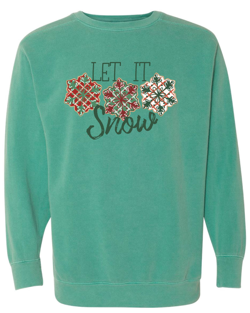 Let It Snow Christmas Graphic Sweatshirt