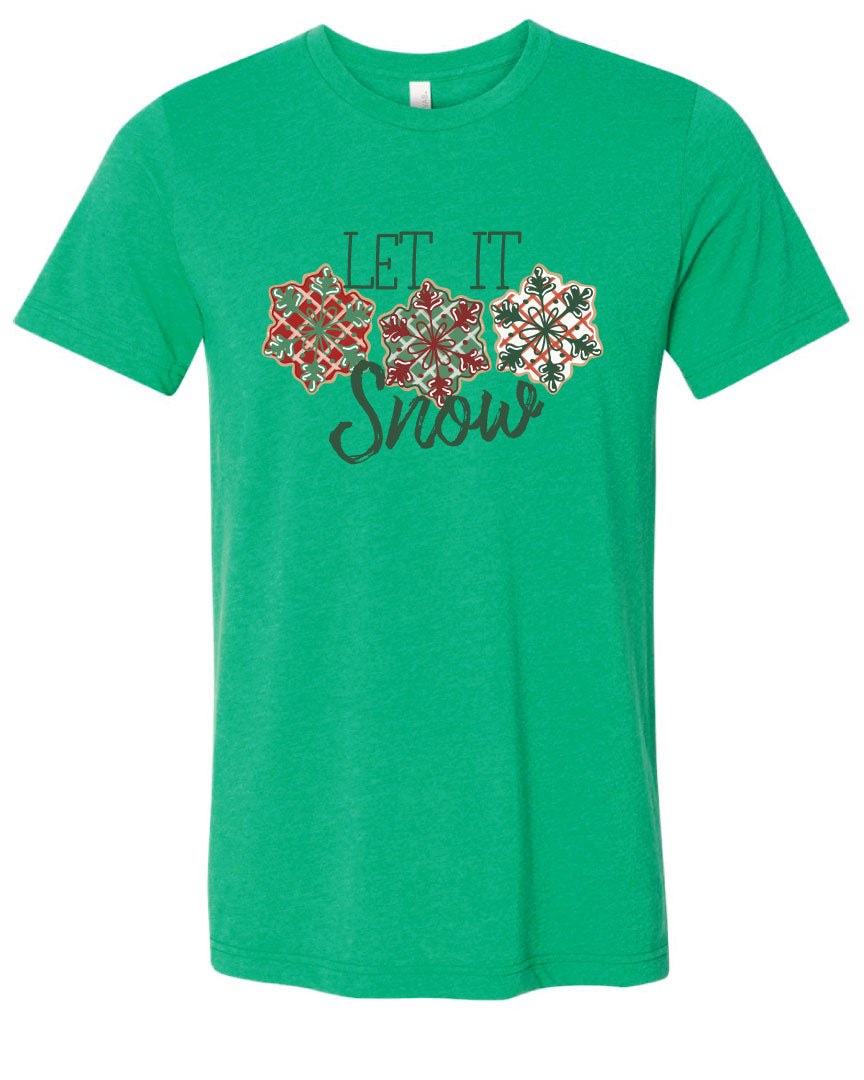 Let It Snow Christmas Graphic Tee