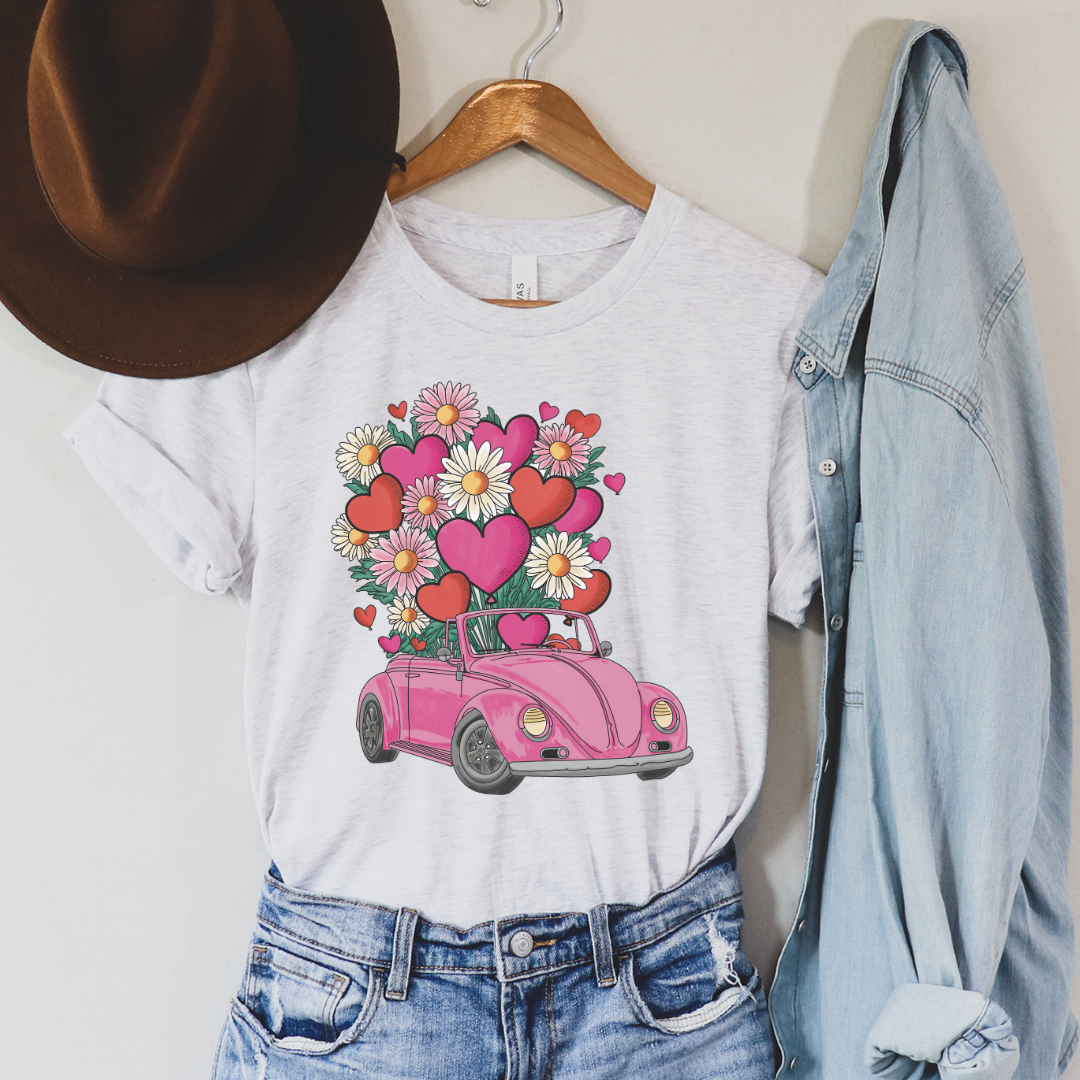 Love Bug Valentines Day Graphic Tee