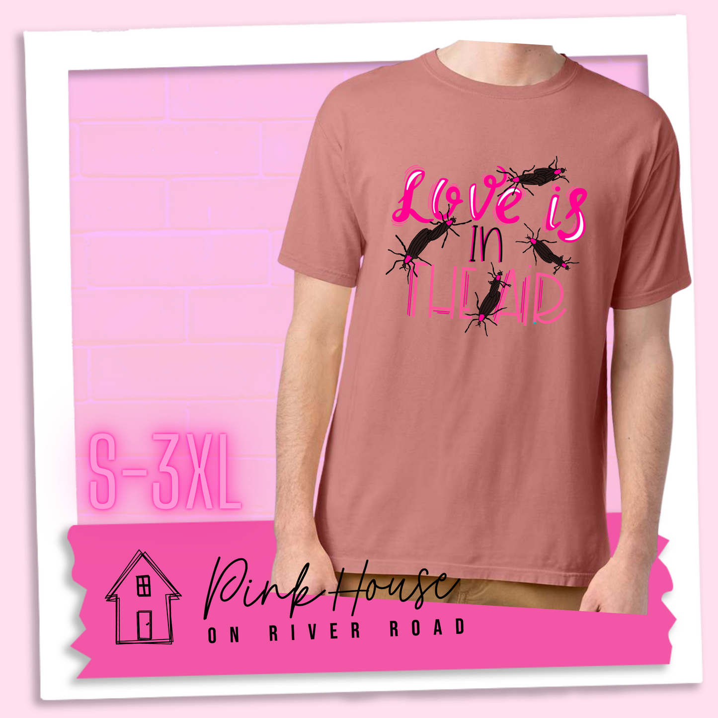 Love is in the Air Valentines Day Graphic Tee