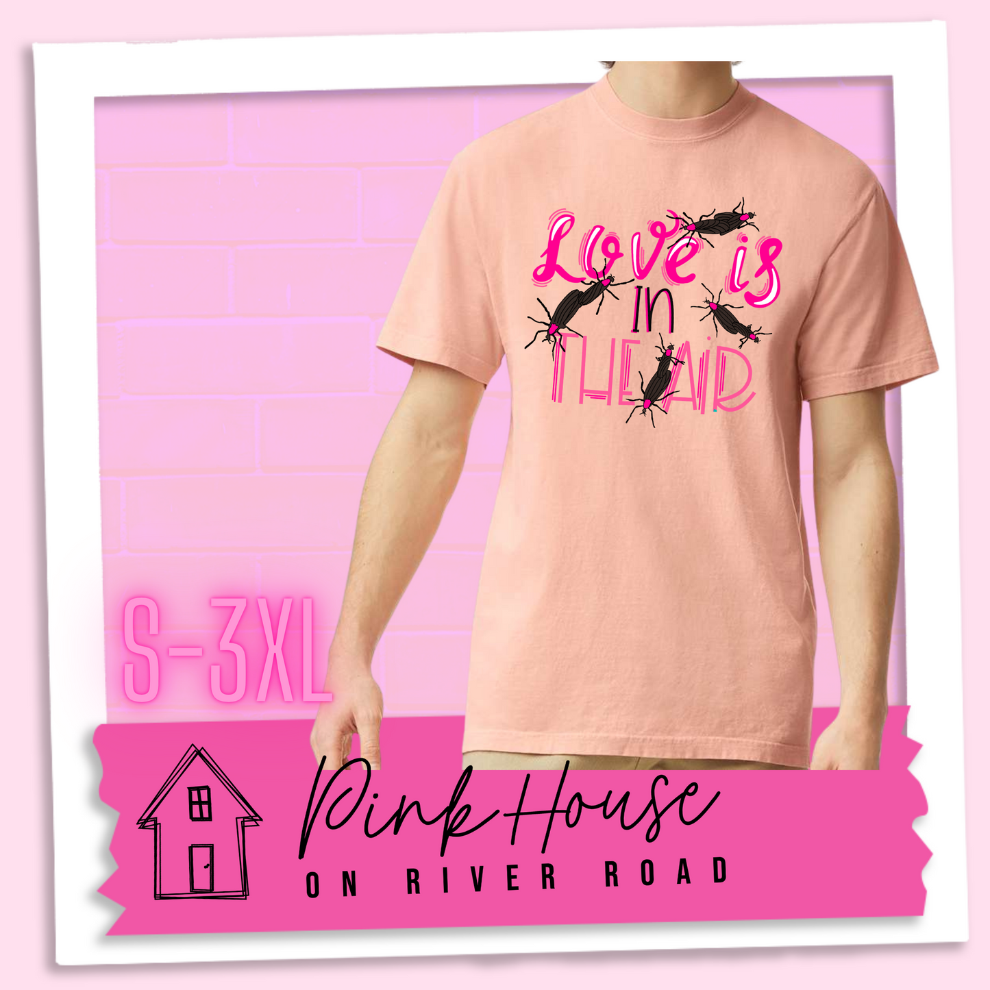 Love is in the Air Valentines Day Graphic Tee