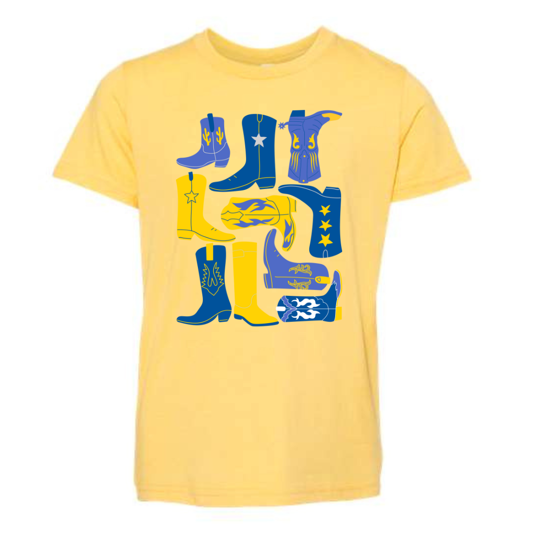 McNeese Cowboys Boot Collage Graphic Tshirt