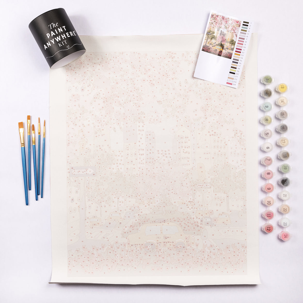 Park Avenue Spring Paint by Numbers Deluxe