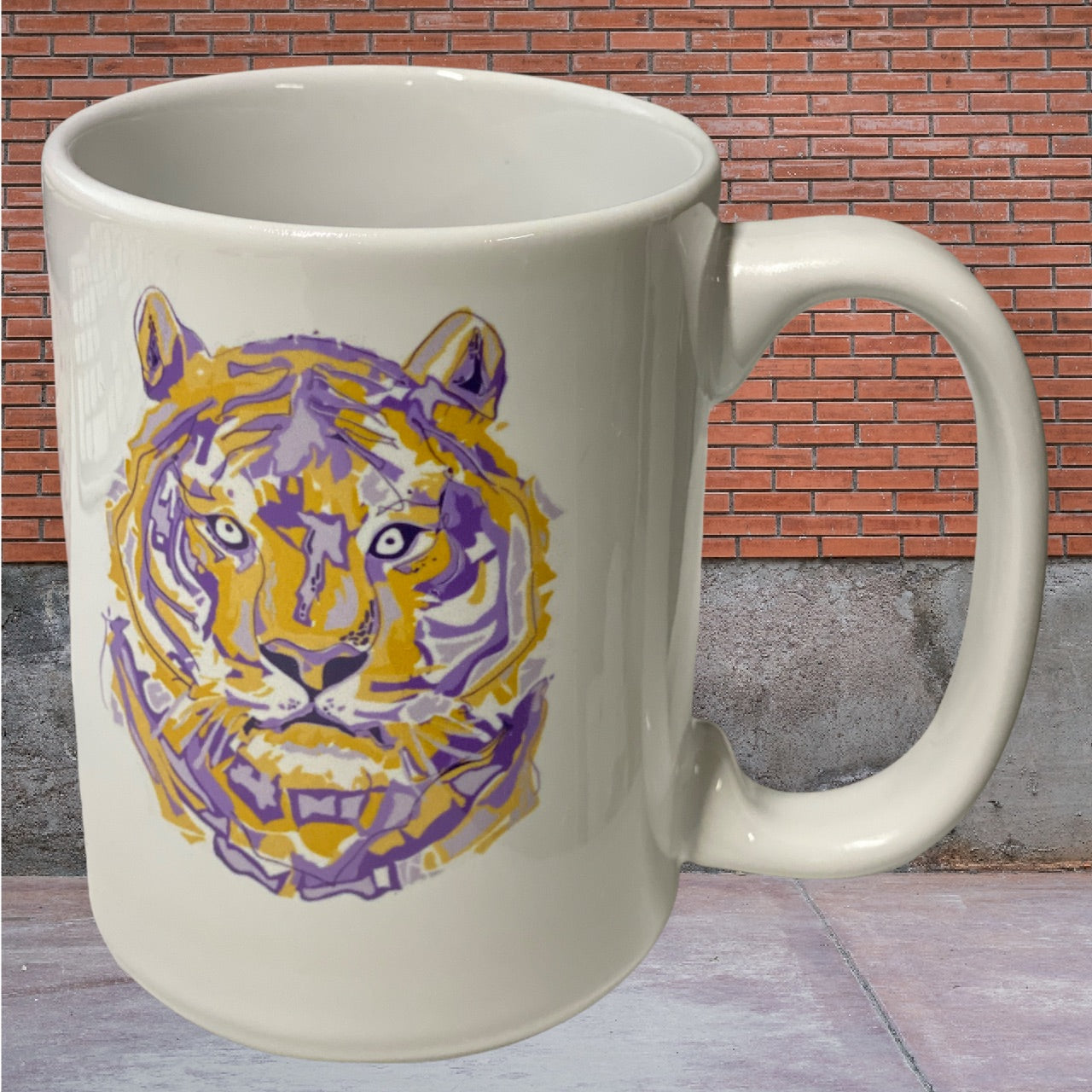 Layered Tigers LSU Coffee Mug