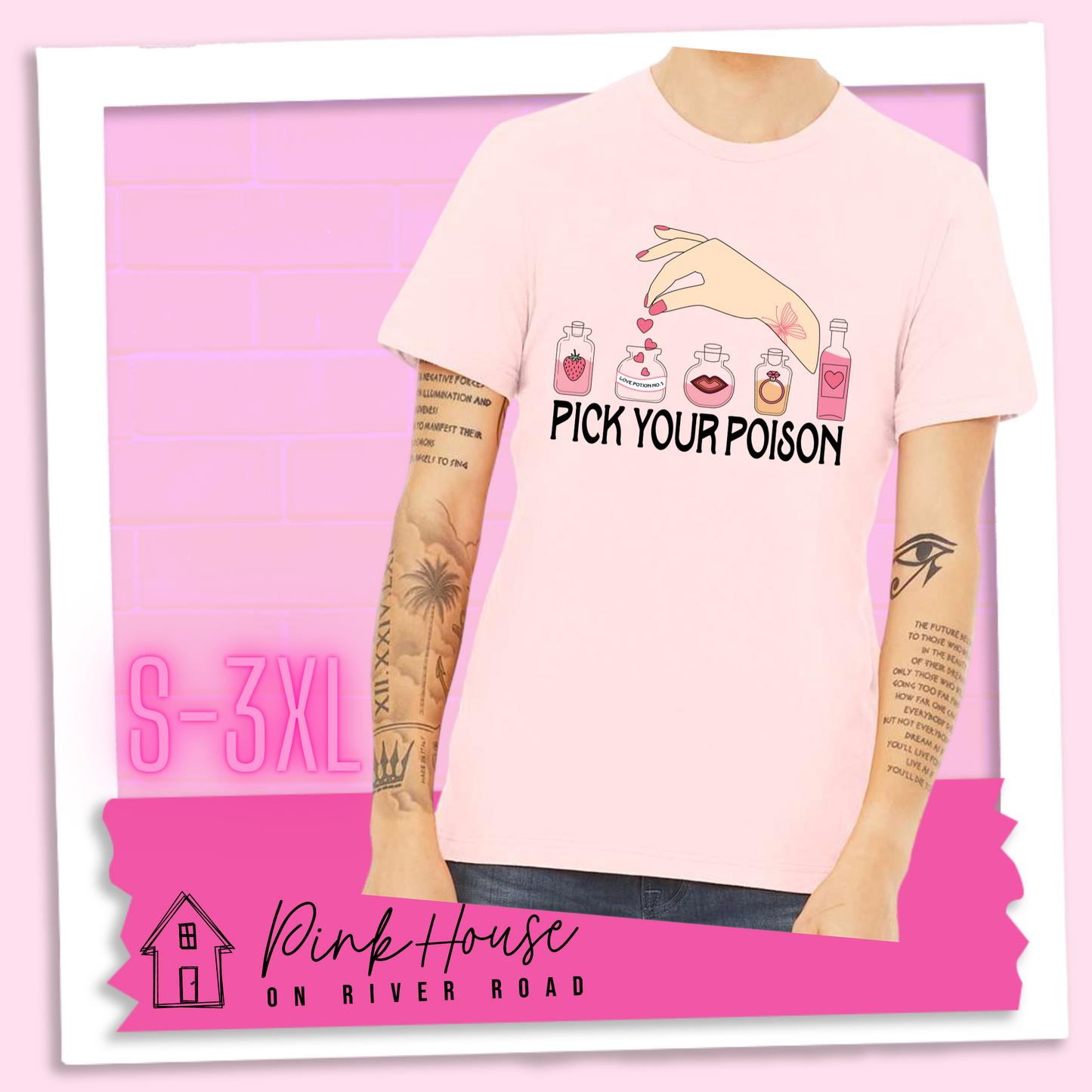 Pick Your Poison Valentines Day Graphic Tee