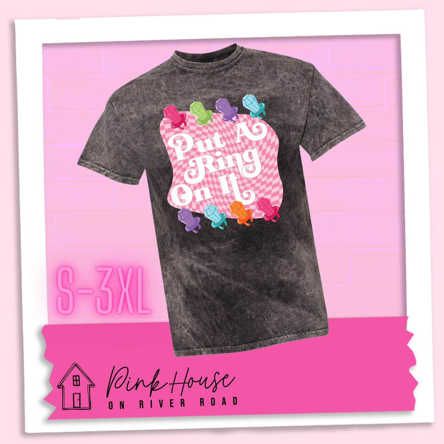 Put A Ring On It Valentines Day Graphic Tee