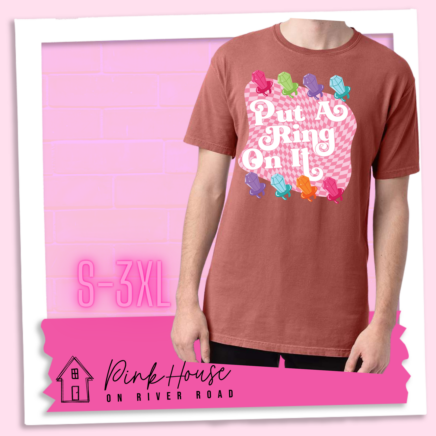 Put A Ring On It Valentines Day Graphic Tee