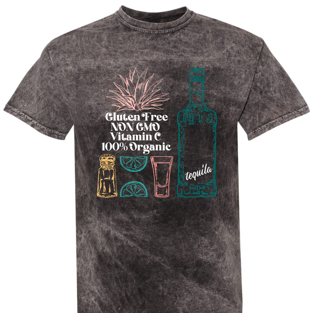 Tequila Health Benefits Cinco De Mayo Graphic Tee