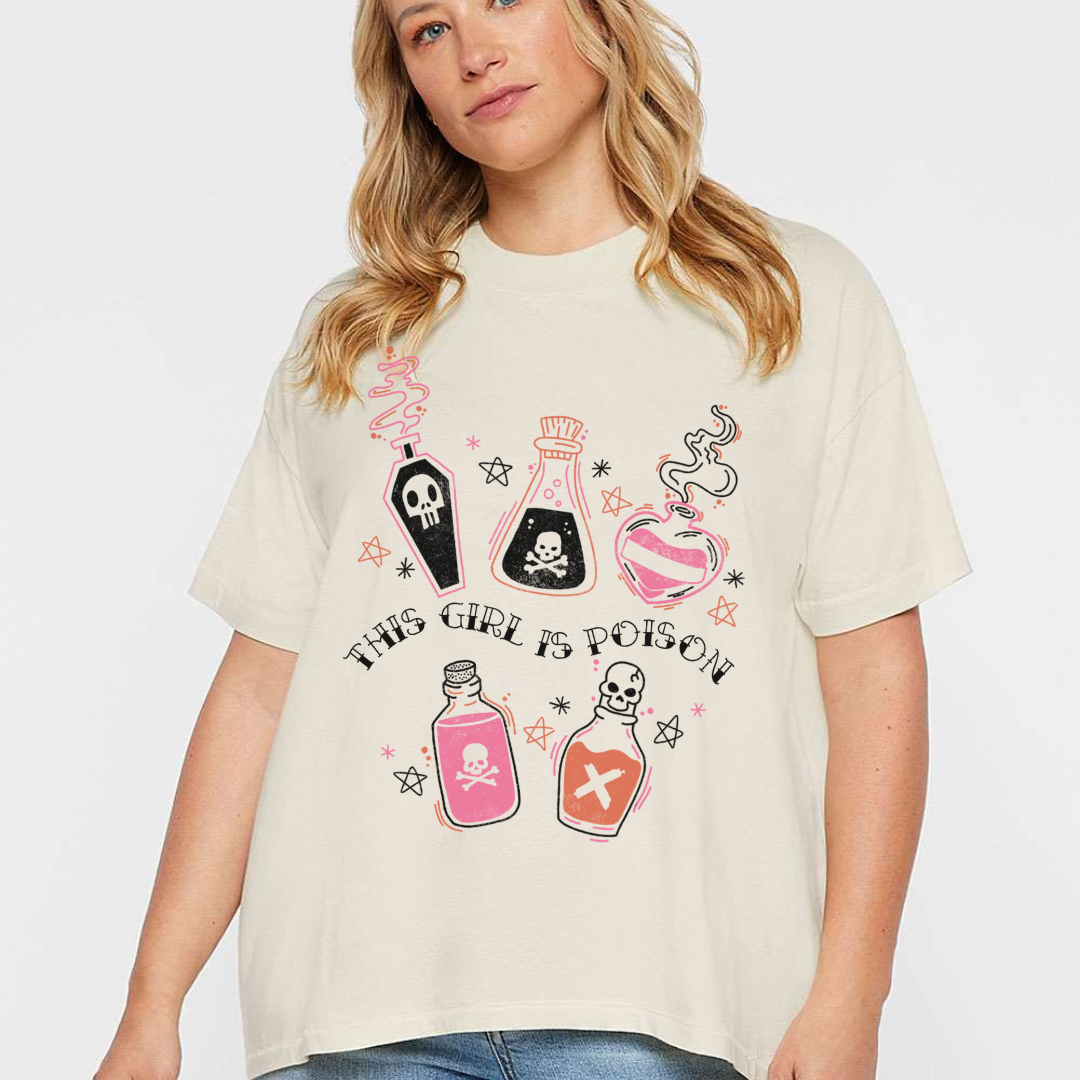 This Girl Is Poison Fall Halloween tee