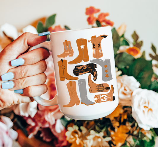 Boot Collage College Coffee Mug