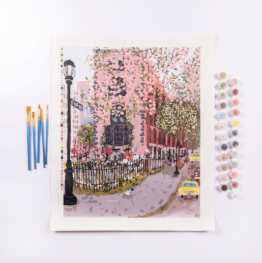 East Village Spring Paint by Numbers Deluxe
