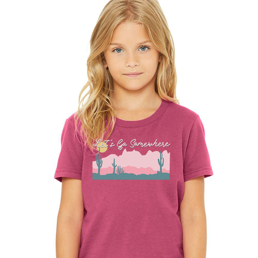 Let's Go Somewhere Western Graphic Tee YOUTH