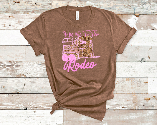 Take Me To The Rodeo Western Graphic Tee